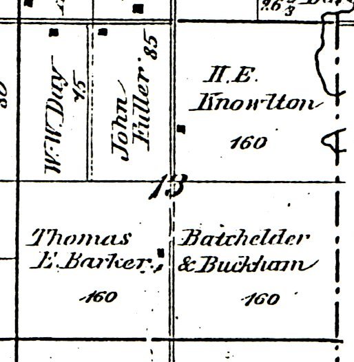 1879 Lemond Township Plat