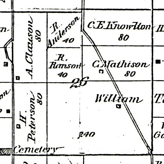 1879 Lemond Township Plat