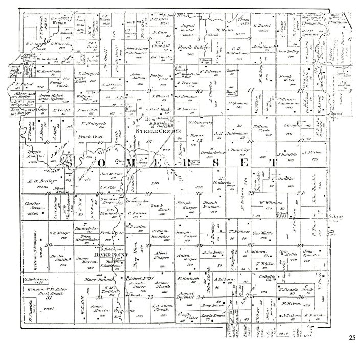 1879 Somerset Township Plat